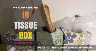 Organize Smartly: Storing Plastic Bags in a Tissue Box Easily