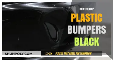 Maintain Plastic Bumpers: Keep Them Black