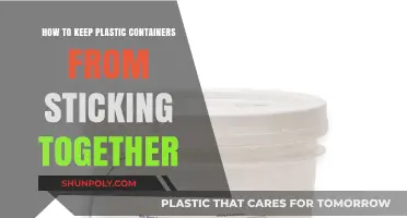 Preventing Plastic Containers from Sticking: A Quick Guide