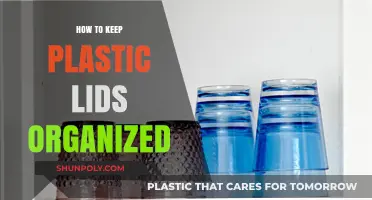 Keep Plastic Lids Tidy and Sorted