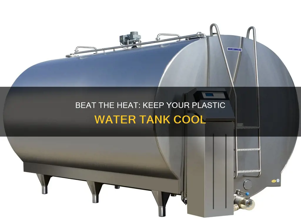 how to keep plastic water tank cool