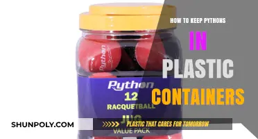 The Perfect Python Plastic Prison