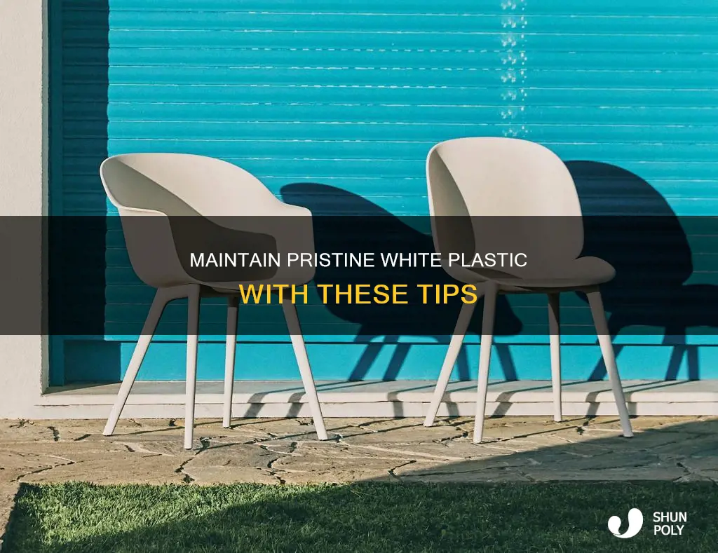 how to keep white plastic white