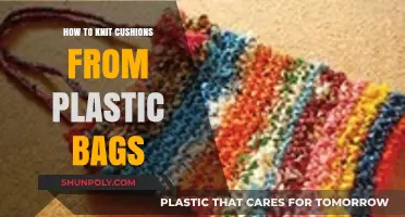 Eco-Friendly Knitting: Crafting Cushions from Recycled Plastic Bags
