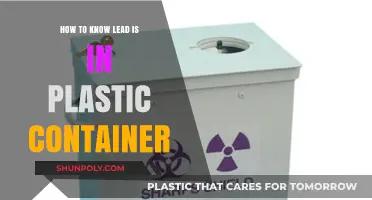 Detecting Lead in Plastic Containers: What You Need to Know