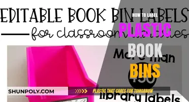Labeling Plastic Book Bins: A Step-by-Step Guide