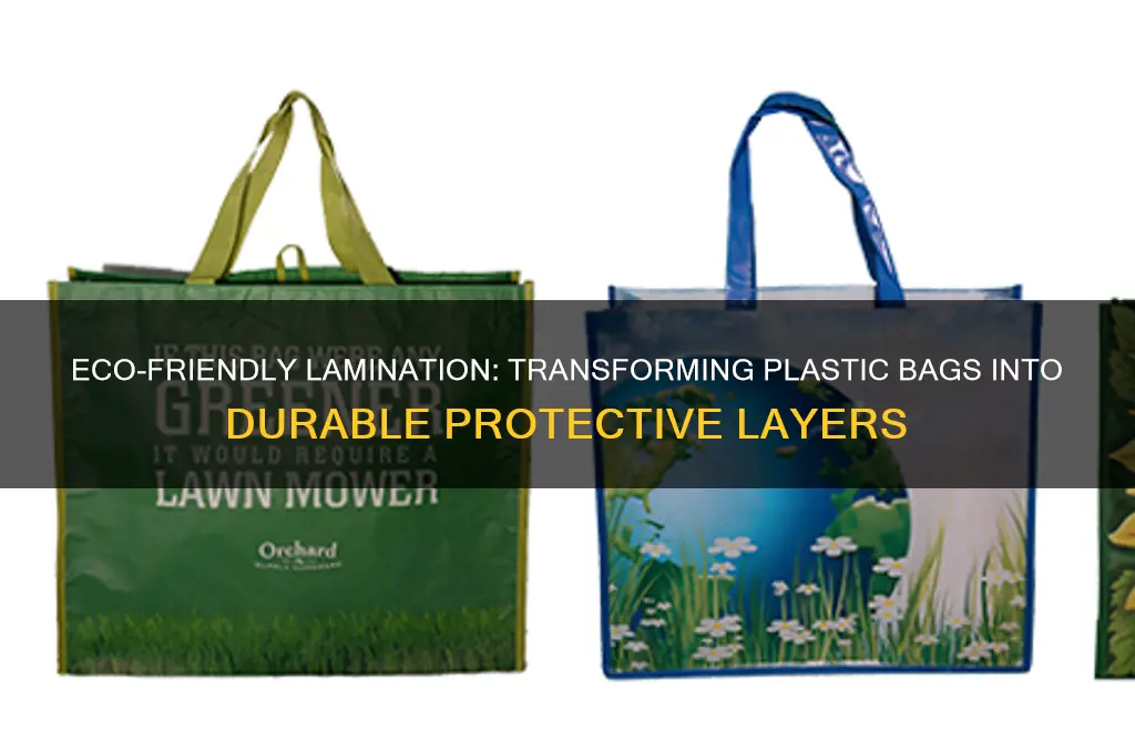 how to laminate with plastic bags
