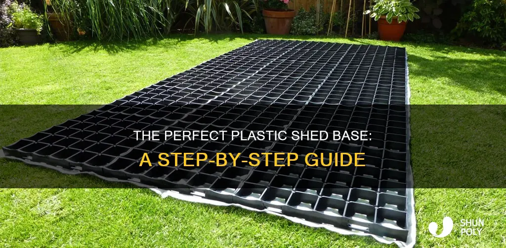 how to lay a plastic shed base