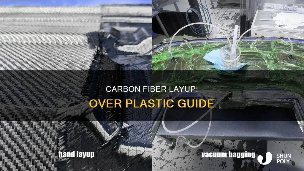 how to lay carbon fiber over plastic