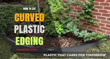 Install Curved Plastic Edging Like a Pro