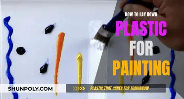 Preparing Surfaces: Laying Plastic for Painting