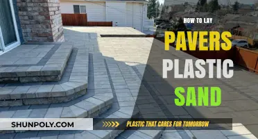 Laying Pavers: Plastic Sand Method