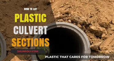 Laying Plastic Culvert Sections: A Step-by-Step Guide