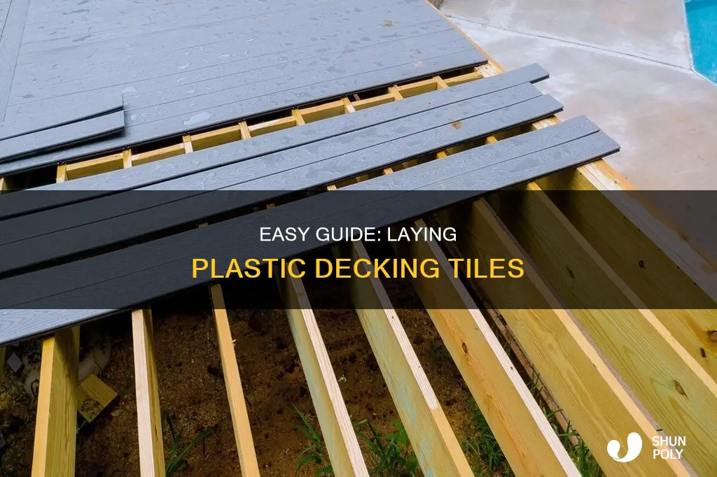 how to lay plastic decking tiles