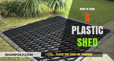 The Art of Leveling a Plastic Shed