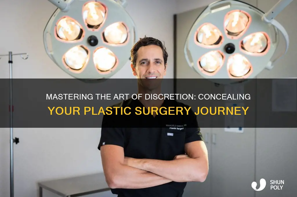 how to lie about plastic surgery