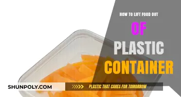 Easy Food Lifting Hacks from Plastic Containers