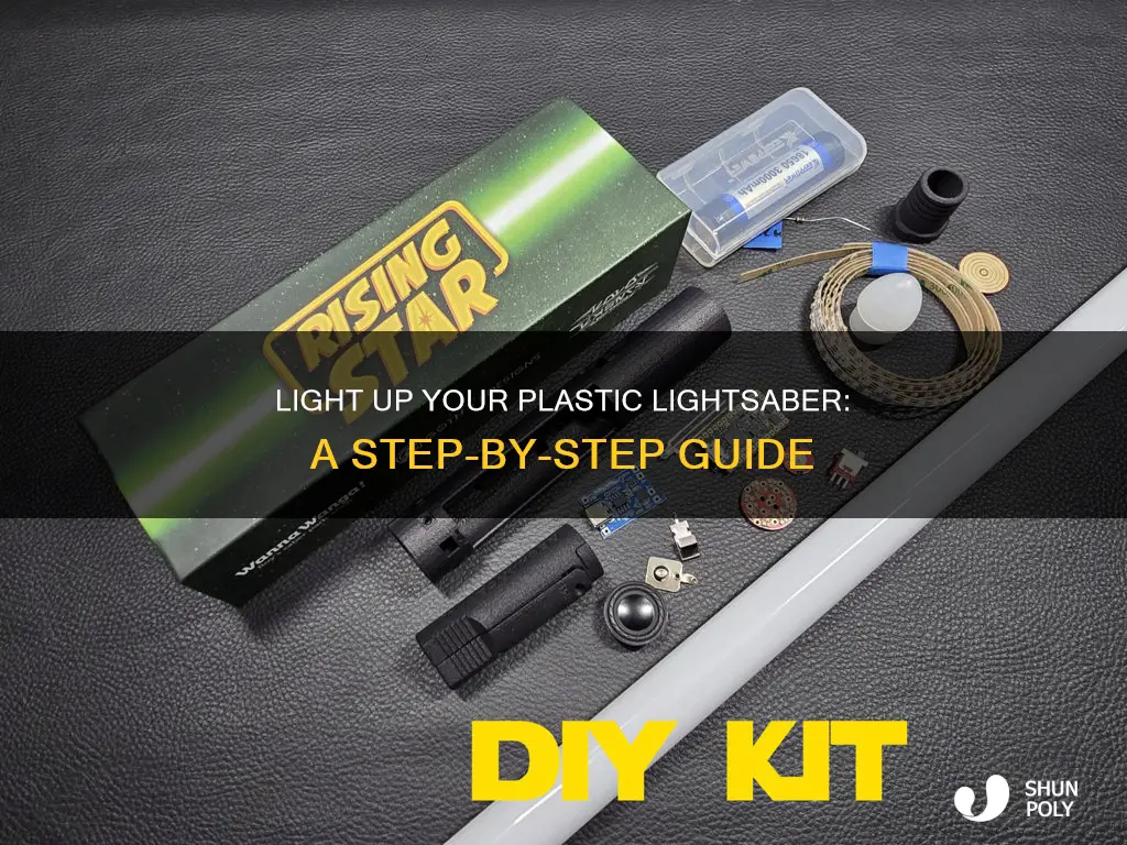 how to light up your plastic lightsaber