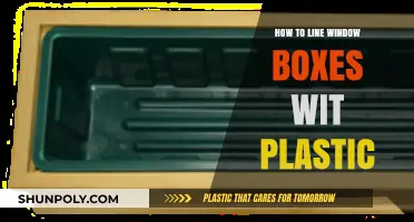 Window Box Lining: Plastic Protection for Your Plants