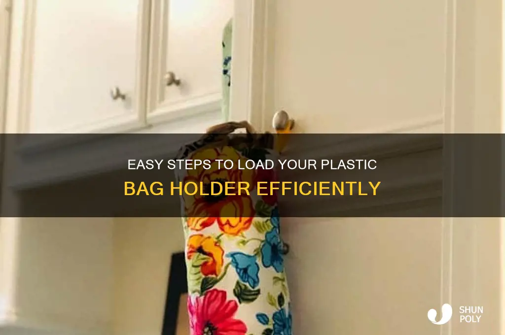 how to load plastic bag holder