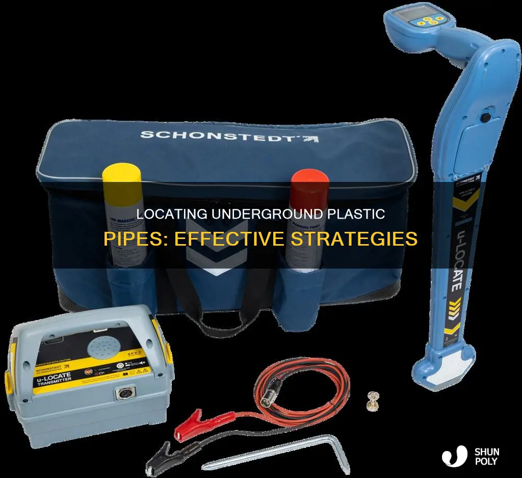how to locate a plastic pipe underground