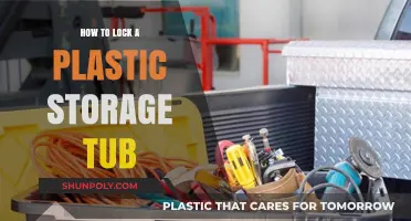 Locking Plastic Storage Tubs: Easy and Secure
