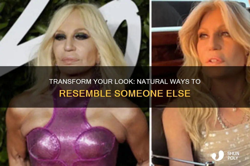 how to look like someone else without plastic surgery