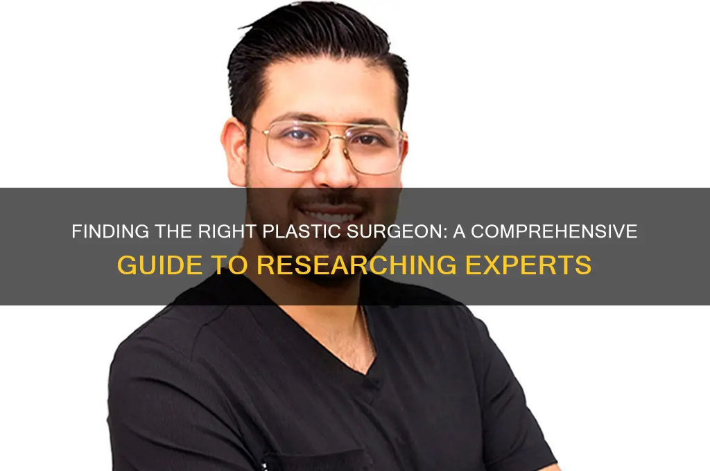 how to look up plastic surgeons