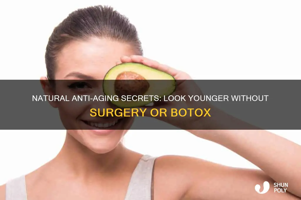 how to look younger without plastic surgery or botox