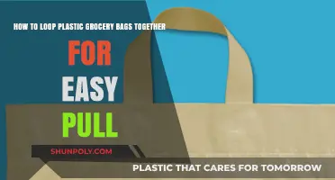 Simple Plastic Bag Looping Hack: Organize and Pull with Ease