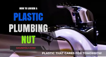 Quickly Loosening Stuck Plastic Plumbing Nuts