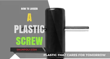 Efficiently Loosening Stuck Plastic Screws