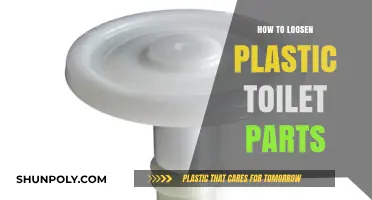 Efficiently Loosening Stuck Plastic Toilet Parts