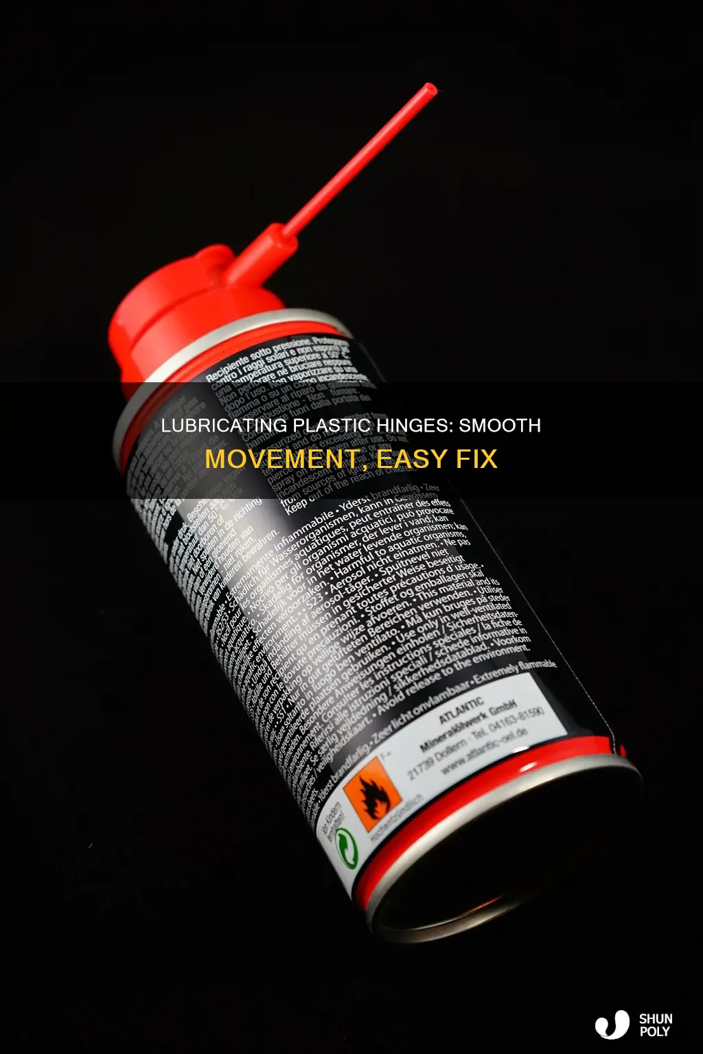 how to lube a plastic hinger