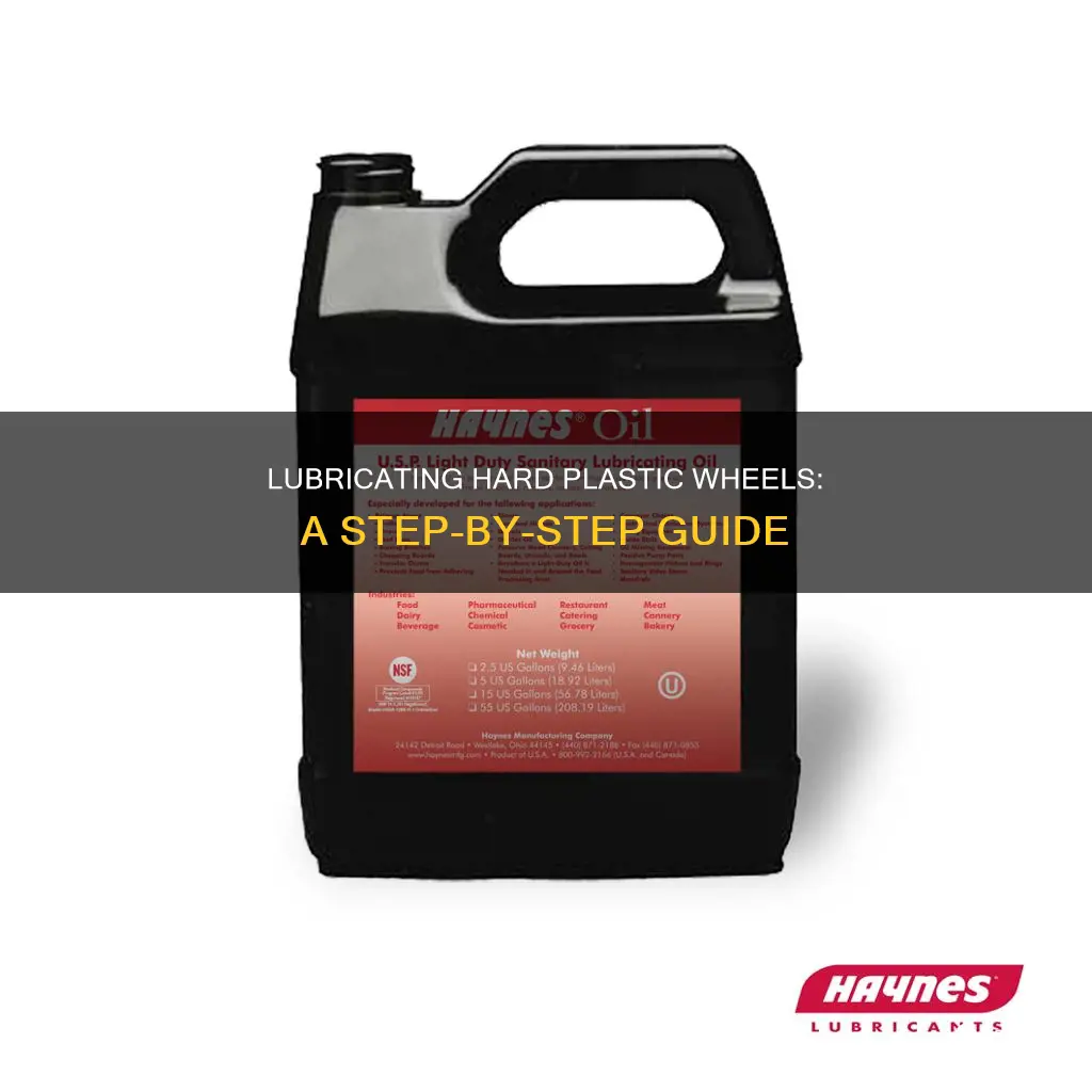 how to lubricate hard plastic wheels