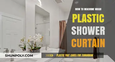 Clean Shower Curtain: Machine Wash Plastic the Right Way