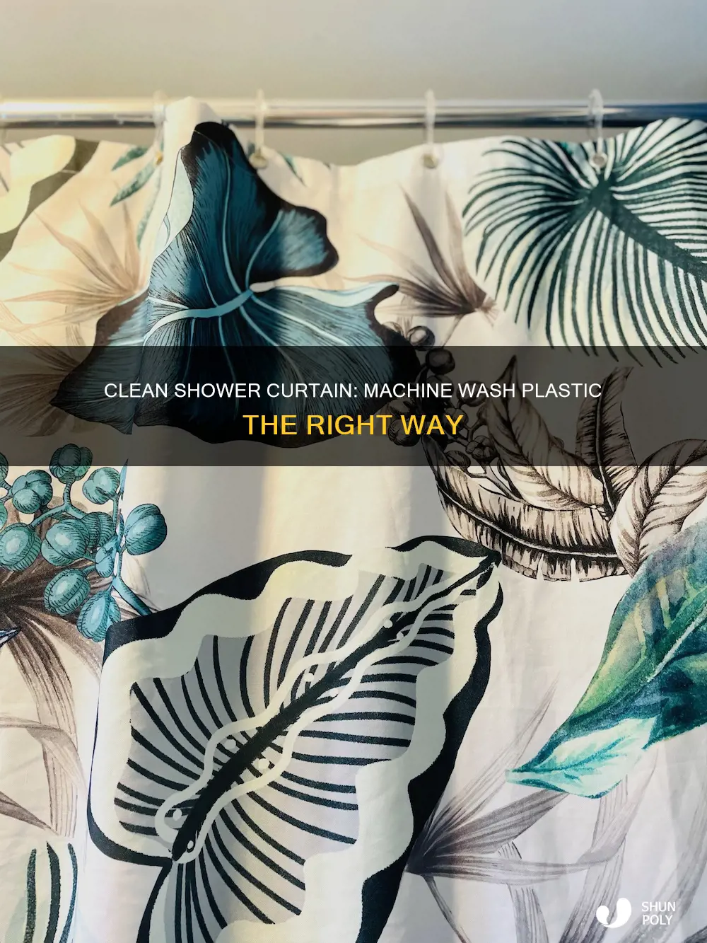how to machine wash plastic shower curtain