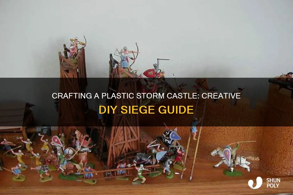how to mak plastic storm the castle