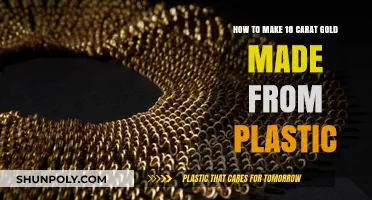 Crafting 18-Carat Gold from Plastic: A Step-by-Step Guide