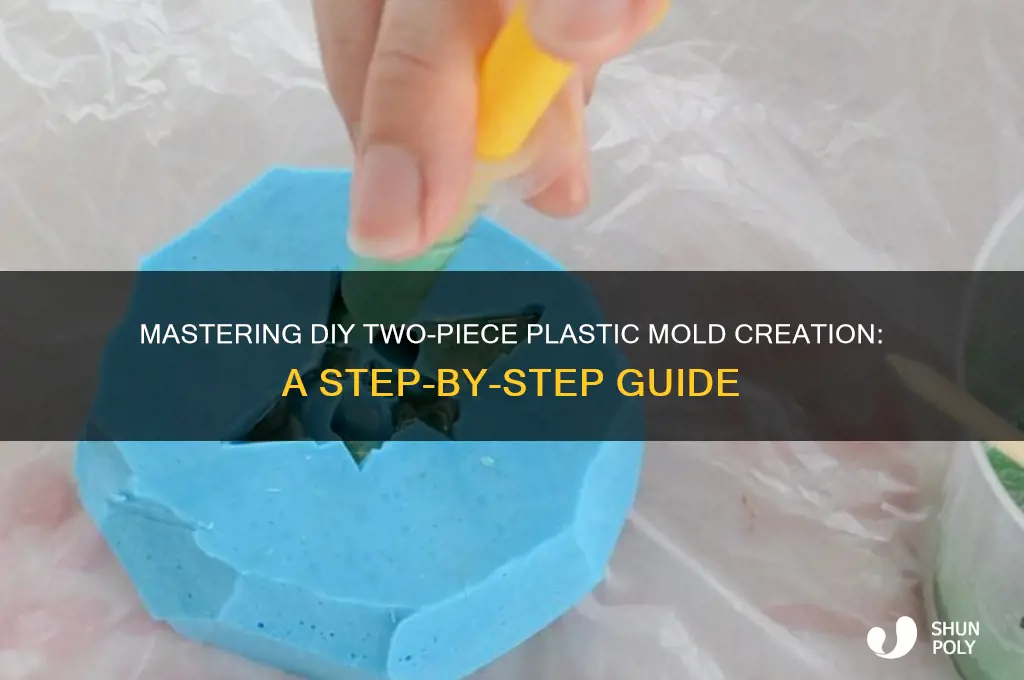 how to make 2 piece plastic mold