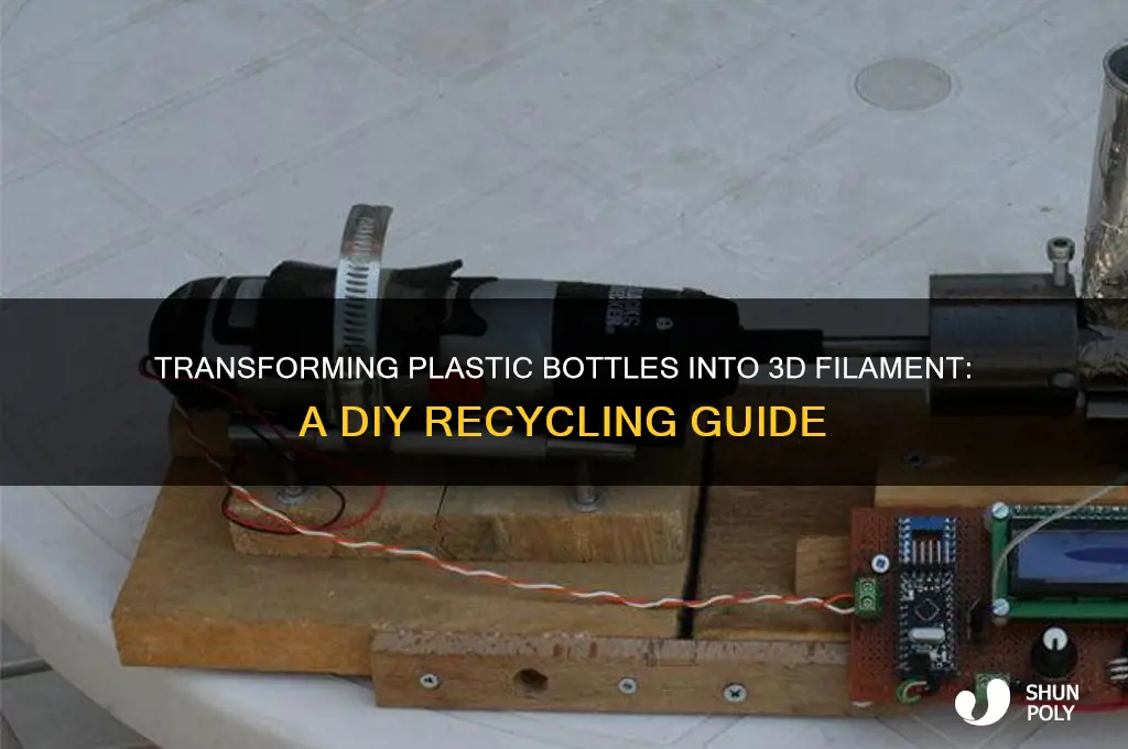 how to make 3d filament from plastic bottles