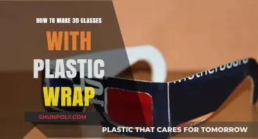 DIY 3D Glasses: Crafting with Plastic Wrap for Immersive Viewing