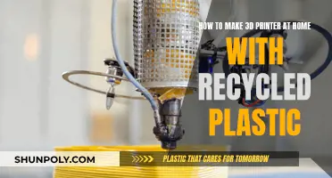 Crafting a 3D Printer: Recycling Plastic for a Sustainable Build