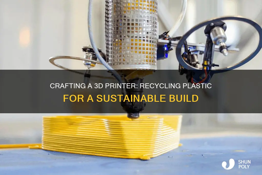 how to make 3d printer at home with recycled plastic