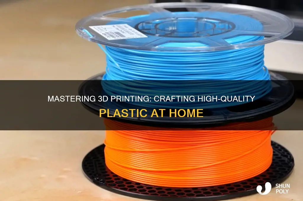 how to make 3d printer plastic