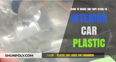 Enhance Car Interior: Tips for 3M Tape Adhesion on Plastic Surfaces
