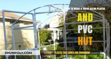 DIY Clear Plastic and PVC Hut: Build a 10x10 Shelter Easily