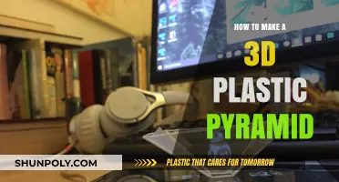 Crafting a 3D Plastic Pyramid: Simple DIY Guide for Beginners