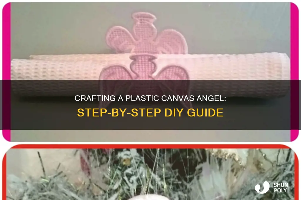 how to make a angel out of plastic canvas