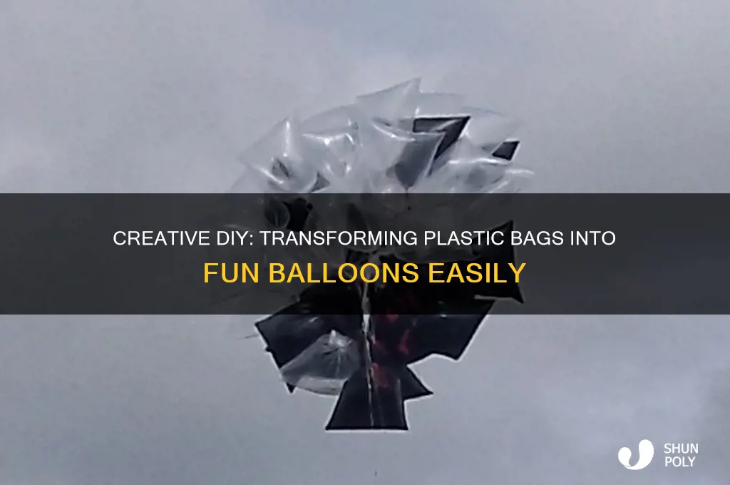 how to make a balloon out of a plastic bag